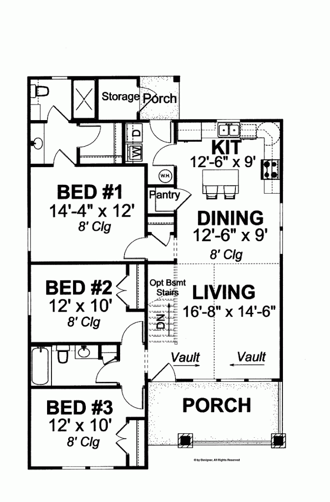 Open Concept Floor Plan for Small Home Design