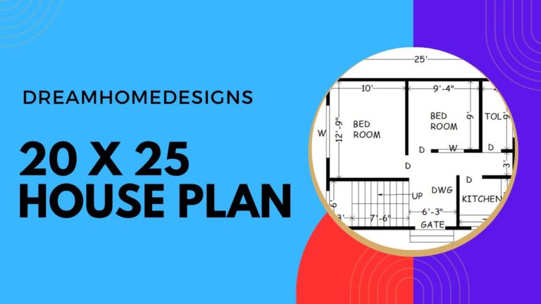 20 x 25 house plan